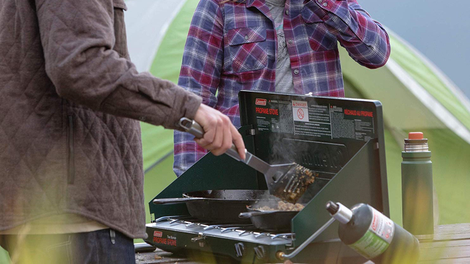 For all it lacks in bells and whistles, you can’t beat the Coleman Classic camp stove’s sub-$50 price point.